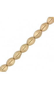Czech Pinch beads 5x3mm Aztec gold 01710